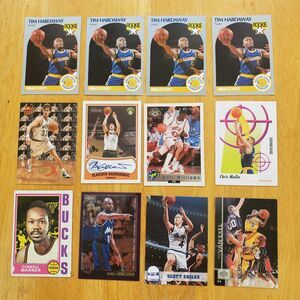 Topps Heritage Chrome UD Fleer Ultra Classic Skybox Hoops Basketball 12 Card Lot
